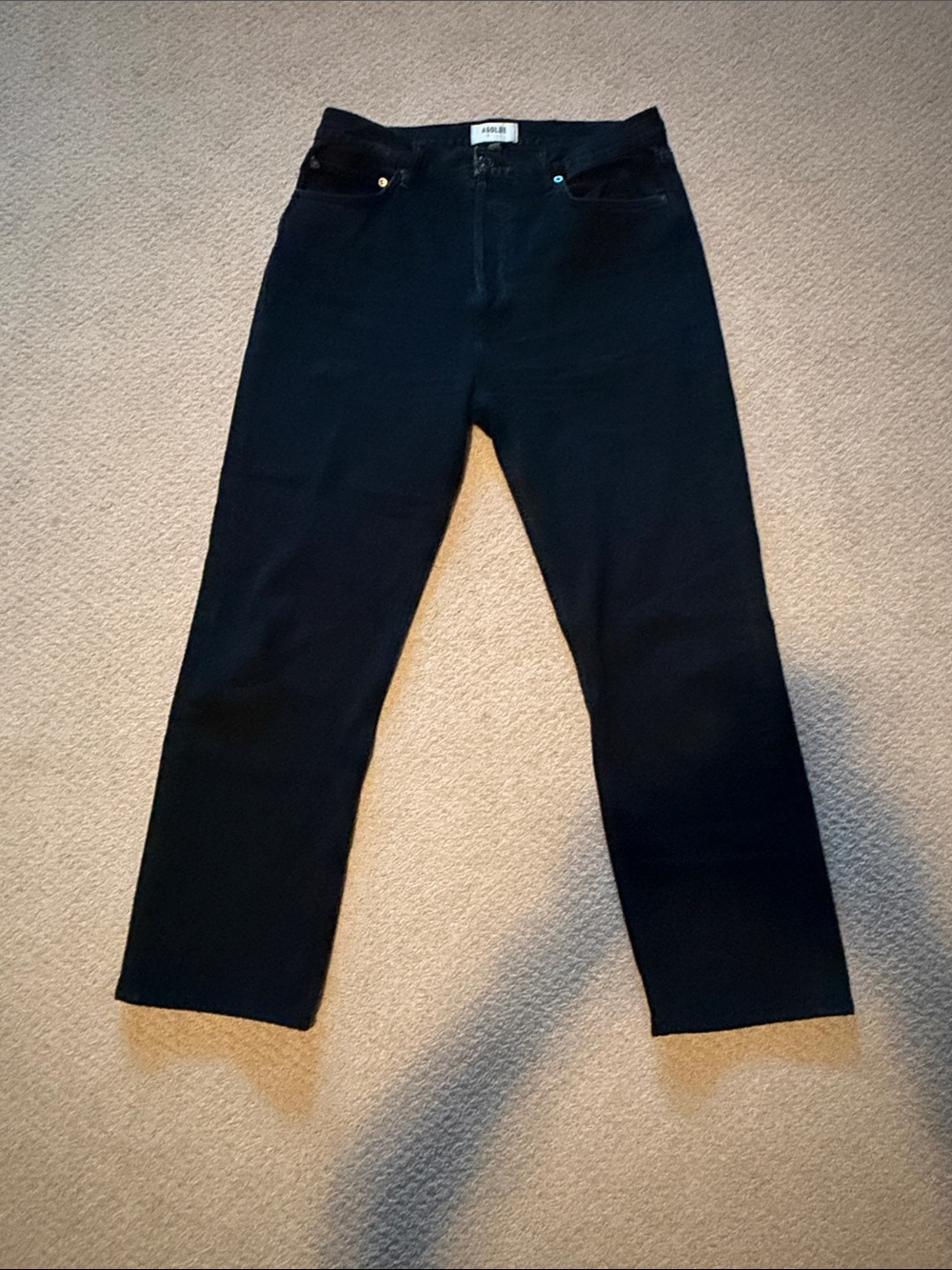 Agolde 90s Pinch Waist Black Size 29